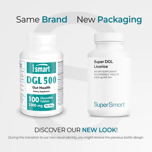 Miniatura 2 de Supersmart - DGL 3,000 mg por día - Salud intestinal - Extracto de raíz de regaliz para la salud gastrointestinal Sin OMG y sin gluten - 100