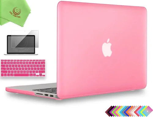 Miniatura 10 de UESWILL Funda rígida mate 3 en 1 compatible con MacBook Pro (Retina, 13 pulgadas, finales de 2012/2013/2014/principios de 2015), modelo A1425 / Negro