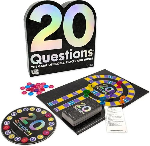 Miniatura 5 de 20 preguntas El juego original de lugares y cosas de los juegos universitarios, para 2 a 6 jugadores de 12 años en adelante