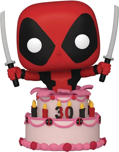Miniatura 6 de Funko POP Marvel: Deadpool 30th - Deadpool in Cake Pop! Figura de vinilo (incluye funda protectora compatible con caja Pop Box), multicolor, 3.75