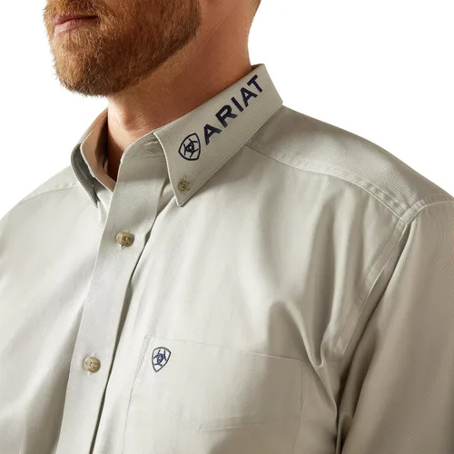 Miniatura 26 de Ariat Camisa de sarga con logotipo del equipo para hombre