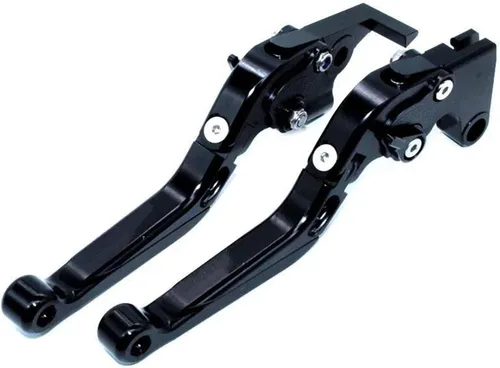 Motorbike Brake Levers for for Fz8 for Fz 8 2011-2015 Motorcycle Accessories Adjustable Folding Extendable Brake Clutch Levers Brake Lever Set(Black)