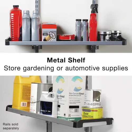 Miniatura 2 de Rubbermaid FastTrack - Sistema de organización de estante de riel grande, con capacidad de hasta 50 libras, ideal para productos
