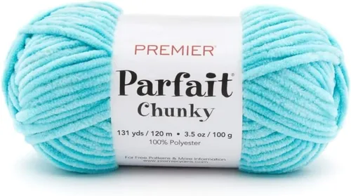 Miniatura 40 de Premier Parfait Hilo Grueso - Súper Voluminoso para Tejer y Hacer Ganchillo, Chenilla, Sunshine