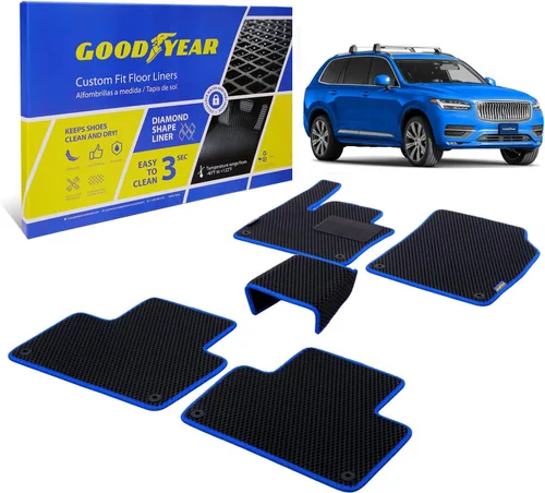 Miniatura 21 de Goodyear Alfombrillas de automóvil para todo tipo de clima, ajuste personalizado para Toyota 4Runner 10-12, juego de 5 piezas, revestimientos