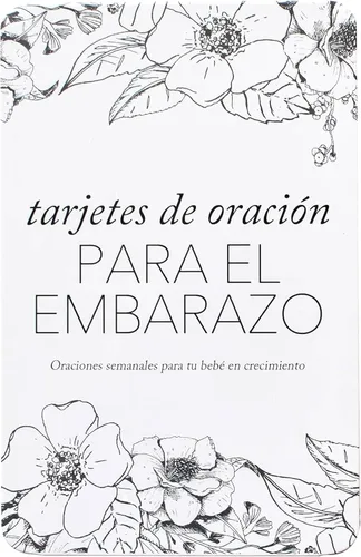 Miniatura 12 de DUNCAN & STONE PAPER CO. 20 tarjetas de oración de embarazo – Oración semanal en blanco y negro, versículo bíblico tarjetas de afirmación