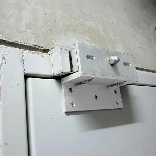 Miniatura 6 de Hoteam 2 juegos de soporte Z y L para 600 Lb/617.3 lbs fuerza de sujeción eléctrica magnética cerradura de puerta Z y L soporte soporte