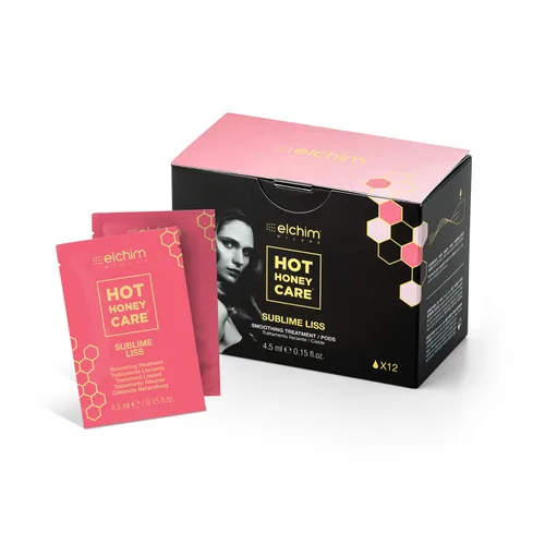 Miniatura 7 de Elchim Hot Honey Care - Kit concentrador para secadores de pelo Elchim 2 Sublime Liss y 2 cápsulas brillantes supremas, 4 onzas líquidas