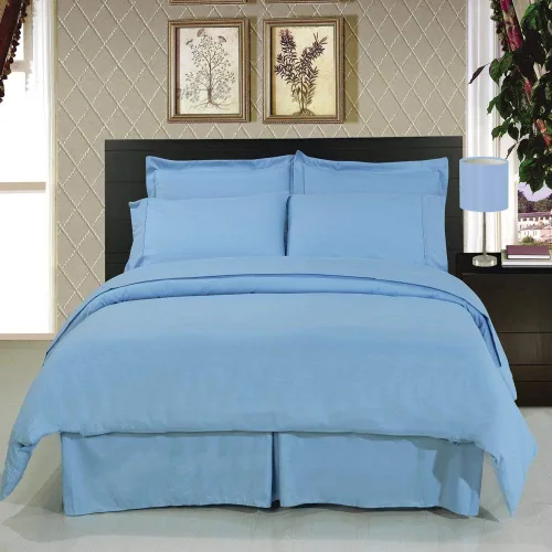 Miniatura 5 de Royal Hotel Bedding Juego de funda de edredón - Ligero y ultrasuave - Sin arrugas doble cepillado, funda de edredón sólida con cierre de botón y 2