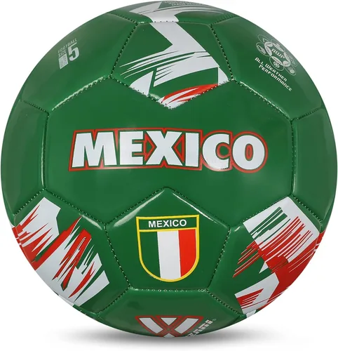 Miniatura 18 de Vizari Balón de Fútbol del Equipo Nacional - Balón de Fútbol de Cuero Sintético Duradero para Adultos, Niños y Jóvenes Cosido a Máquina con Diseño
