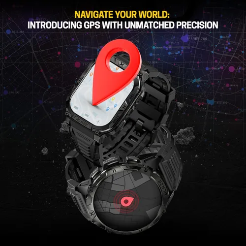 Miniatura 6 de CARBINOX Blaze Reloj Inteligente con GPS – Rastreadores de Fitness Resistentes, Resistente al Agua IP69K, 170+ Modos Deportivos, Gorilla Glass
