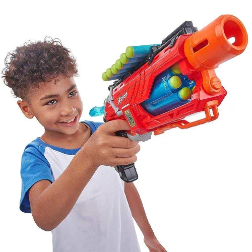 Miniatura 3 de XSHOT ZURU (4866) - Lanzador de dardos de espuma Dino Attack Dino Striker (16 dardos, 4 huevos)