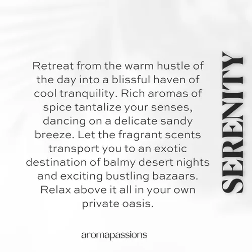 Miniatura 4 de SERENITY Inspirado en TAUR LAIR DESERT Morocain Colonia de feromonas para hombres y mujeres Extrait de perfume Fragancia de aceite esencial