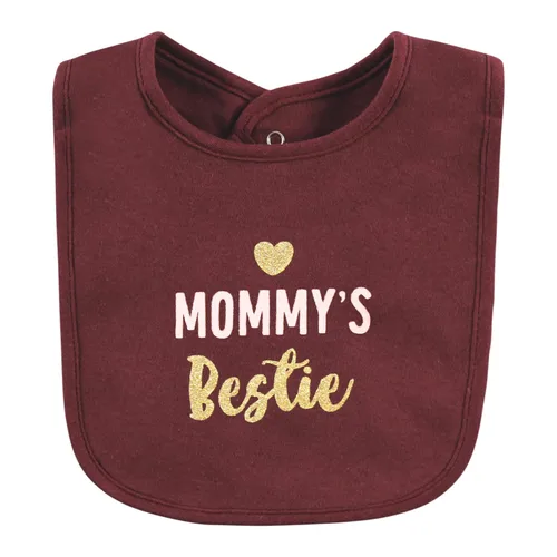 Miniatura 3 de Hudson Baby - Baberos unisex de algodón para bebés, Tamaño único Mommys Bestie