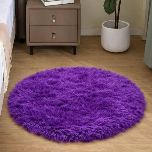Miniatura 59 de Goolela Alfombra esponjosa de piel sintética de oveja sintética de 4 x 6 pies, color gris, para dormitorio, mesita de noche, alfombra suave de felpa