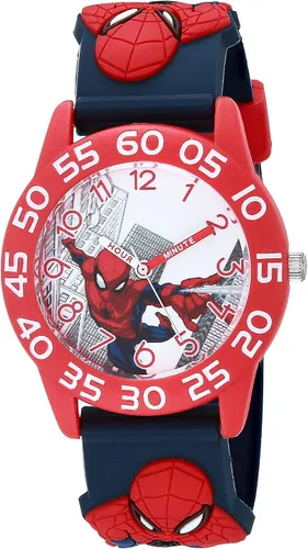 Marvel Spiderman Watch for Kids - Spiderman Watch Boys - Spider-Man Watches for Boys 4-6 - Toys - Kids - Marvel Toddler - Teen - Dark Blue Case -