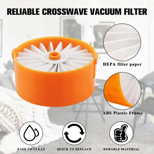 Miniatura 3 de Filtro de repuesto para aspiradora inalámbrica Black & Decker Powerseries Extreme para BSVF1 BSV2020 BSV2020G y BSV2020P. Reemplazar el número