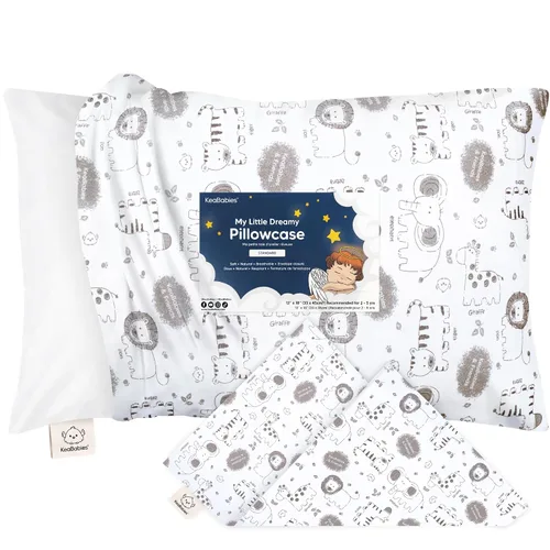Miniatura 29 de KeaBabies Funda de almohada para niños pequeños de 13 x 18 pulgadas, funda de almohada de algodón orgánico para niños, niñas, funda de algodón suave