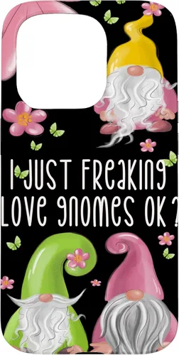 Miniatura 14 de Funda de gnomo floral de primavera para mujeres y niñas, lindo diseño de gnomos de verano para iPhone 17