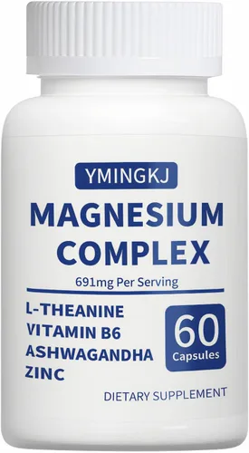 Complejo de magnesio para mujeres – Bisglicinato 7 en 1 DeepCalm, citrato, malato – Calidad del sueño y apoyo para la relajación muscular con