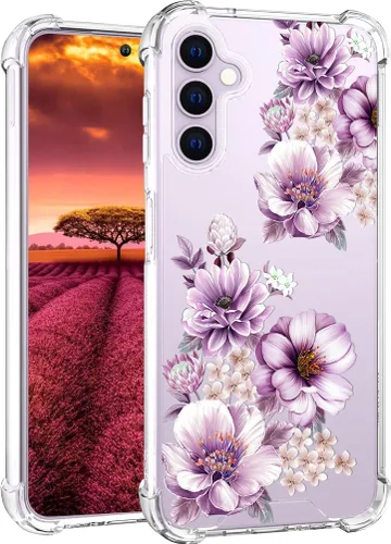 Miniatura 70 de Compatible con Samsung Galaxy S23 - Funda transparente para mujeres y niñas, diseño transparente (formas geométricas de arte abstracto)