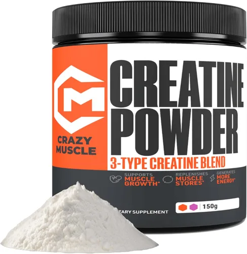 Miniatura 10 de Crazy Muscle Cápsulas de Creatina, 5g de Ganador de Masa a Granel Pre Entreno ThreeAtine Premium 3X, Alta Absorción Fácil de Tomar Monohidrato