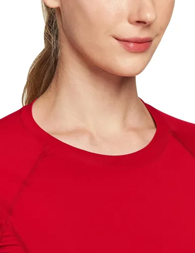 Miniatura 6 de ATHLIO Paquete de 2 camisetas deportivas de compresión para mujer, camisetas de entrenamiento de manga larga para entrenamiento, gimnasio, yoga