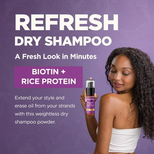 Miniatura 3 de Soapbox Refresh Dry Champú en polvo, absorbe el aceite y da volumen al cabello, champú seco sin aerosol en polvo para el cabello con biotina