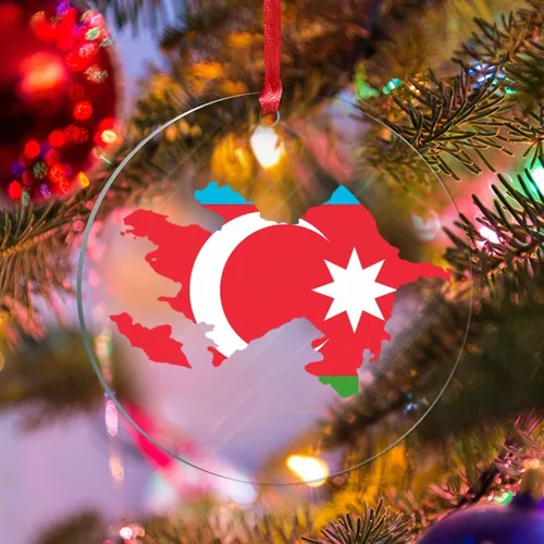 Miniatura 18 de Bandera de Albania, silueta de árbol, adorno de decoración de árbol de Navidad, bandera nacional, recuerdo de árbol de Navidad, recuerdo de Albania