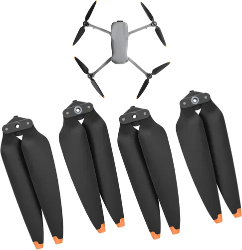 Miniatura 8 de Air 3 / Air 3s Hélices de bajo ruido para DJI Air 3 Cámara Control remoto Drone RC Accesorios Reemplazo de accesorios de repuesto plateado