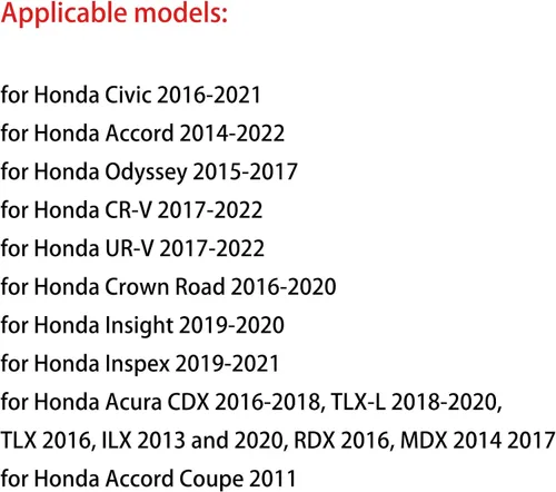 Miniatura 7 de Ramecar - Paletas de cambio para timón de automóvil en aleación de aluminio, para Honda Rojo