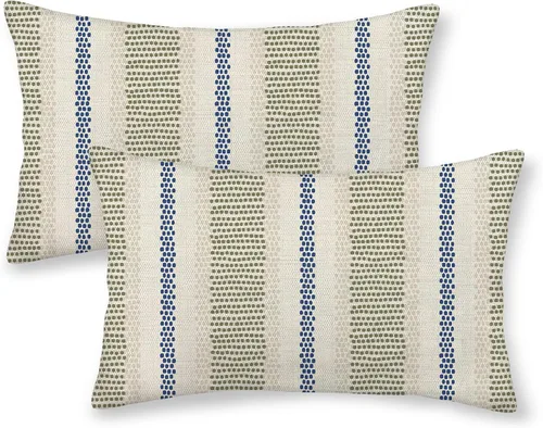 Miniatura 35 de Fundas de Almohada con Estampado de Antílope 16x16 Pulgadas Paquete de 2, Fundas de Almohada Decorativas con Estampado de Piel de Animal Marrón