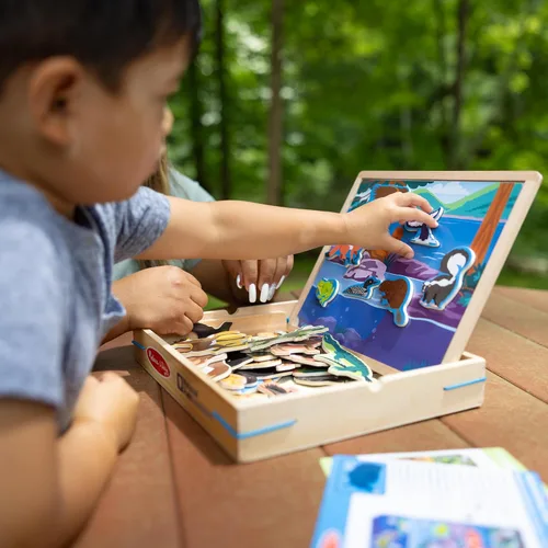 Miniatura 2 de Melissa & Doug National Parks - Juego magnético a juego de imágenes de madera para niños y niñas a partir de 3 años, materiales certificados FSC