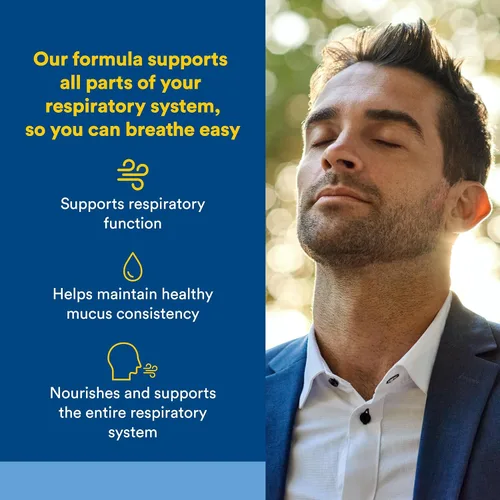 Miniatura 2 de Salud Pulmonar, Bronquial y Sinusal por Natural Factors, Suplemento Natural para la Salud Respiratoria y Respiración Fácil, 45 Tabletas