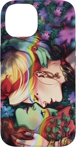 Miniatura 4 de iPhone 16 DC Comics Pride Harley Quinn & Poison Ivy Nose Touch Case