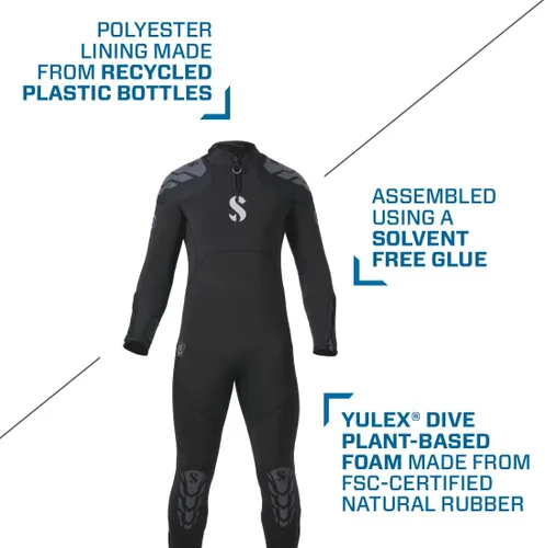 Miniatura 3 de SCUBAPRO Everflex Yulex - Vaporizador de buceo, para hombre, 7,5/0.197 in