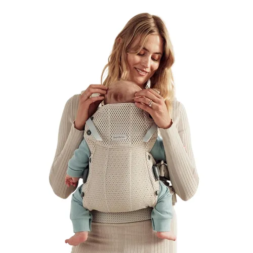 Miniatura 21 de BabyBjörn Portabebés Harmony, Antracita, Malla 3D Portabebés ergonómico 3-en-1; Posiciones soportadas para recién nacido, boca dentro, boca fuera