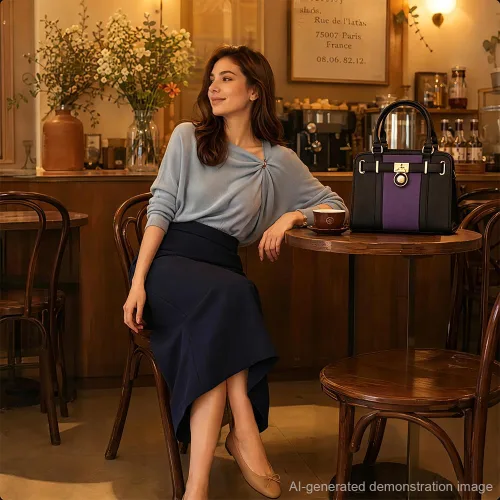 Miniatura 2 de Conjuntos de bolsos para mujeres, bolsos de hombro con asa superior, maletín de trabajo, conjunto de carteras tipo tote con billetera a juego, 2