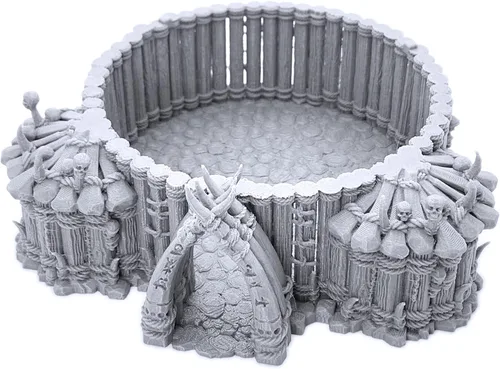 Miniatura 3 de The Witch Temple by Printable Scenery, 3D Impreso RPG Scenery y Wargame Terrain 1.102 in Miniaturas