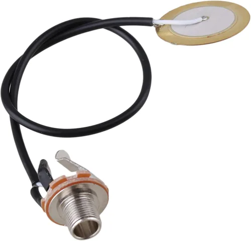 Miniatura 3 de Lovermusic Piezas de repuesto piezoeléctricas del contacto del micrófono de la recogida del transductor piezoeléctrico del diámetro del zócalo