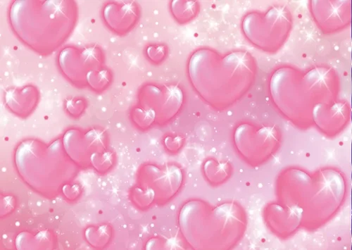 Miniatura 5 de Telón de fondo estético de corazón blanco y negro de 7 x 5 pies, fondo de fotografía de amor, lindo patrón de corazones, cartel para cabina de fotos