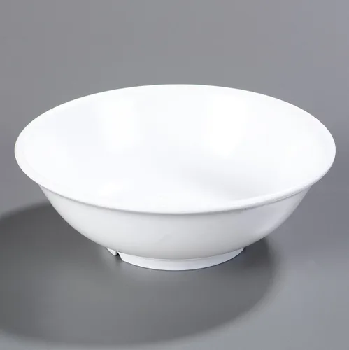Miniatura 6 de Carlisle FoodService Products Cuenco de plástico reutilizable con pies para el hogar y el restaurante, melamina, 36 onzas, color blanco