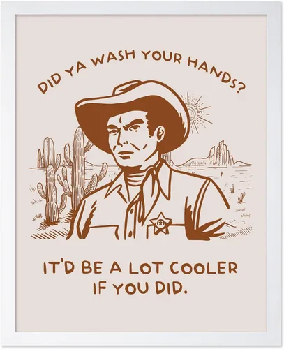 Miniatura 25 de Poster Master Póster de You've Yeed Your Last Haw - Impresión retro de vaquero marrón - Arte occidental - Arte moderno - Arte del salvaje oeste