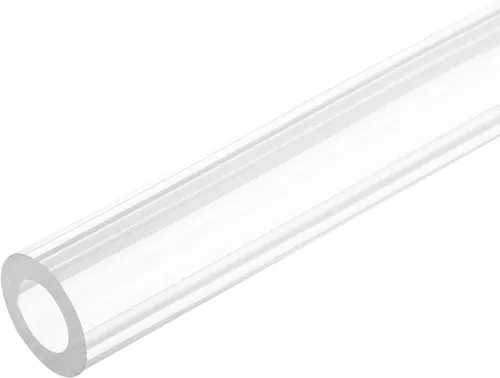 Miniatura 25 de MECCANIXITY Tubo acrílico rígido redondo tubo transparente 0.236 in ID 0.315 in OD 12.008 in longitud para lámparas y linternas, sistema