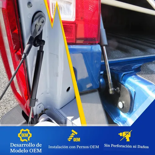 Miniatura 5 de ARANA Amortiguador de asistencia para portón trasero para F150 F250 F350 1997-2016, puerta trasera, accesorios abiertos suaves, amortiguador
