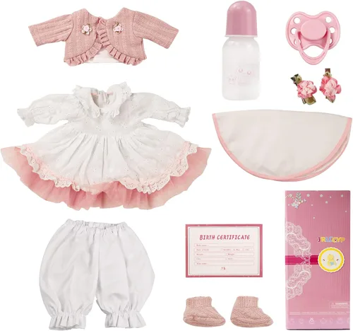 Miniatura 7 de Muñecas de bebé realistas realistas para niña, vinilo de silicona de 16 pulgadas, renacido, vida recién nacida como una niña pequeña en cuerpo suave