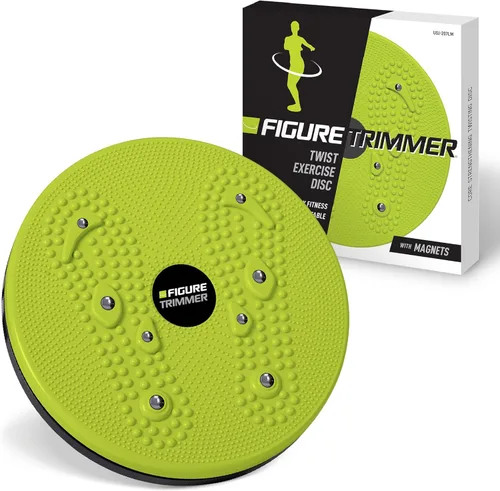 Miniatura 10 de Daiwa Felicity Figure Trimmer Tabla de Torsión Abdominal - Máquina de Torsión de Cintura para Ejercicio de Core y Abdominales - Herramienta de Azul