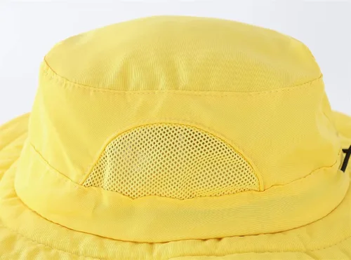 Miniatura 75 de Connectyle Sombrero de sol para niños y niñas, sombrero de pescador de ala ancha UPF 50+, sombrero de protección solar, sombrero transpirable