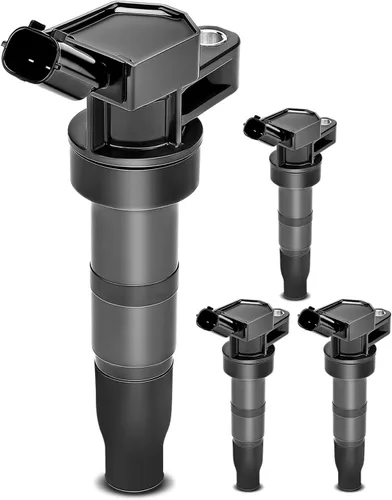 YHTAUTO Juego de 4 bobinas de encendido de repuesto para Kia Sorento Forte Optima Sportage Hyundai Sonata Santa Fe Genesis Coupe Tucson 2.0L 2.4L,