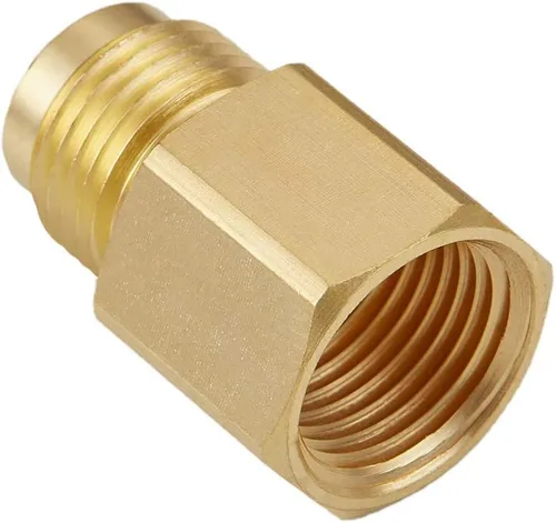 Miniatura 3 de Litorange Adaptador de gas de acoplamiento de tubo de conexión de latón de 1/2 "Flare X 1/2" hembra NPT conector de tubería
